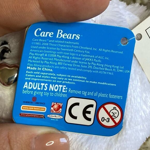 NWT Vtg 2008 Care Bears 7” Tenderheart Plush Stuffed Animal - Picture 5 of 8